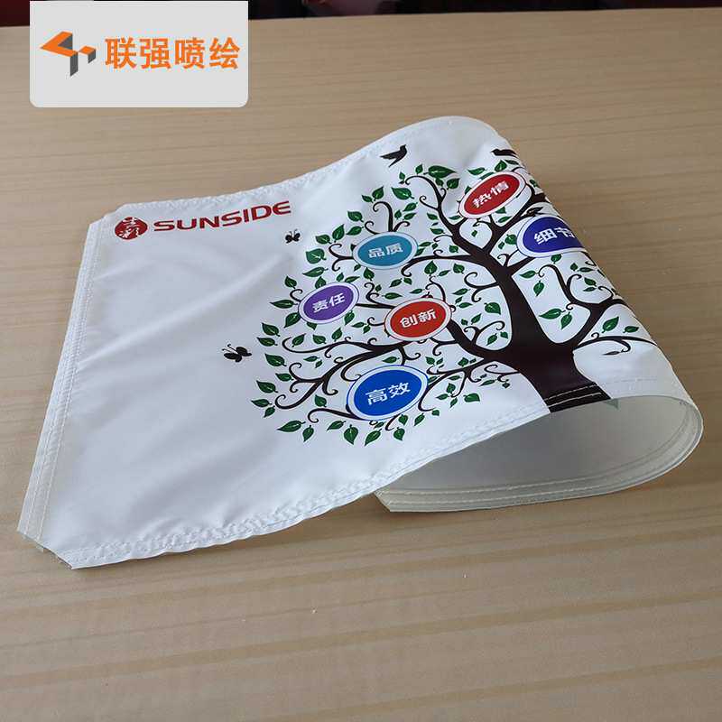 厂家供应高清UV灯箱片 UV软膜拉布灯箱广告 超宽幅巨喷画面制作