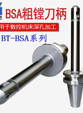 厂家直销45°BSA数控刀柄BT40-BSA斜插镗刀杆 BT50-BSA粗镗刀杆