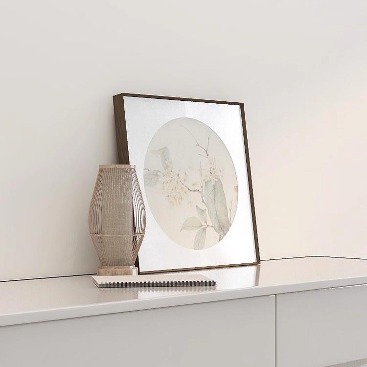 新中式客厅工笔花鸟装饰画餐厅挂画入户玄关壁画书法茶室中式墙画