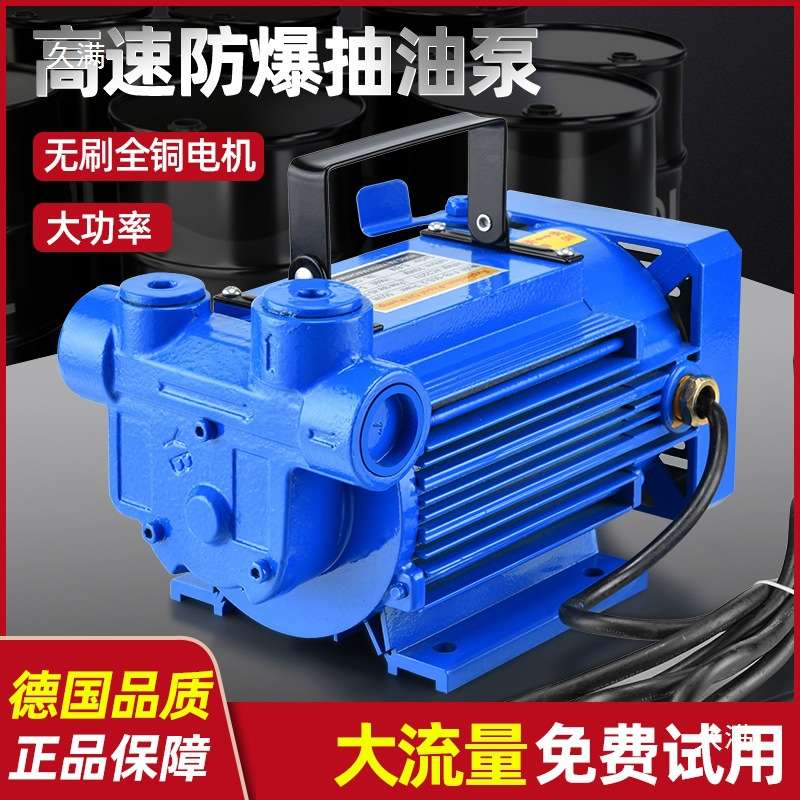 220v12v24v防爆汽油抽油泵小汽车油箱自吸抽汽油加油机