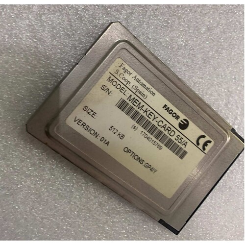 FAGOR MEM-KEY-CARD-55/A,MEMKEYCARD55/A