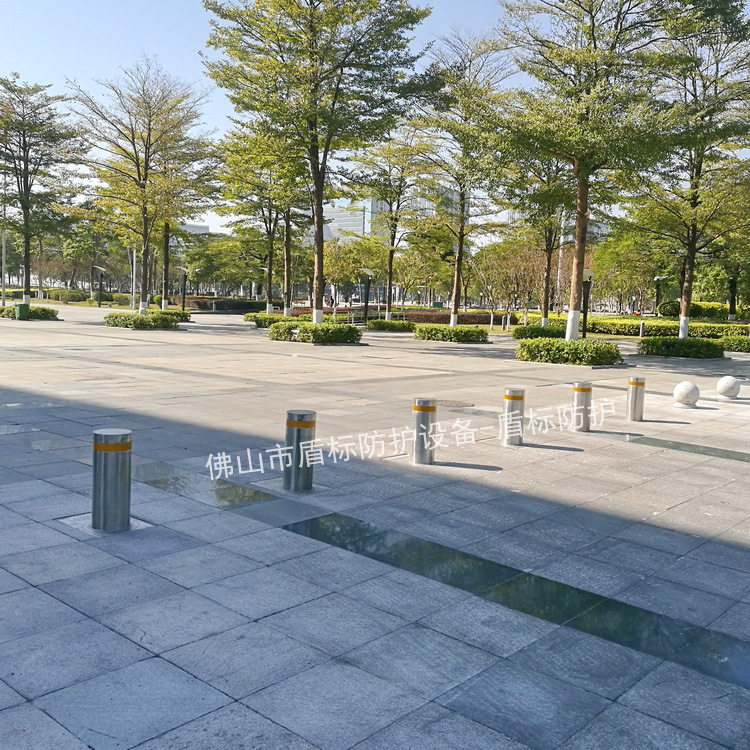 停车场隔离立柱可拆卸警示柱219不锈钢防撞柱移动活动路桩挡车路