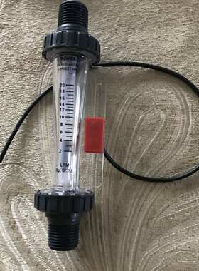 DOERS塑料浮子UPVC转子流量计pvc外牙流量计浮子带磁带感应流量计