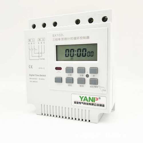 SX102L三相电380V倒计时定时器秒控单次或无限循环时控开关控制器
