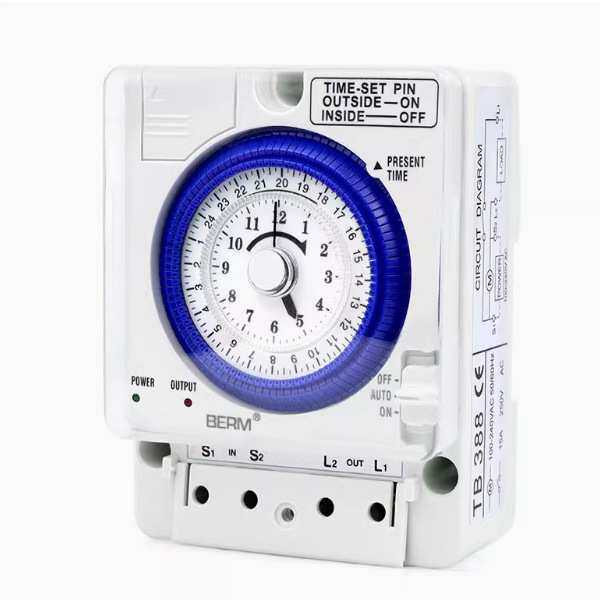TB388(TM388)机械式定时器停电补偿时控开关时间控制广告牌路灯工