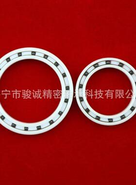 6810氧化锆白色全陶瓷轴承ZRO2耐腐蚀耐高温无油轴承陶瓷培林工厂