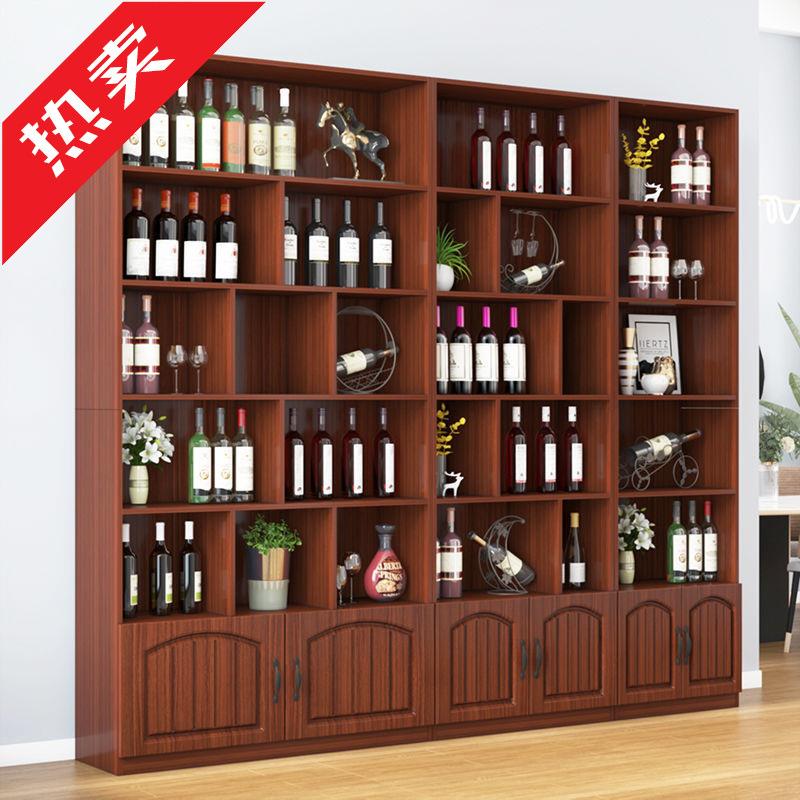 欧式酒柜加高靠墙展示柜落地自由组合储物柜加高酒