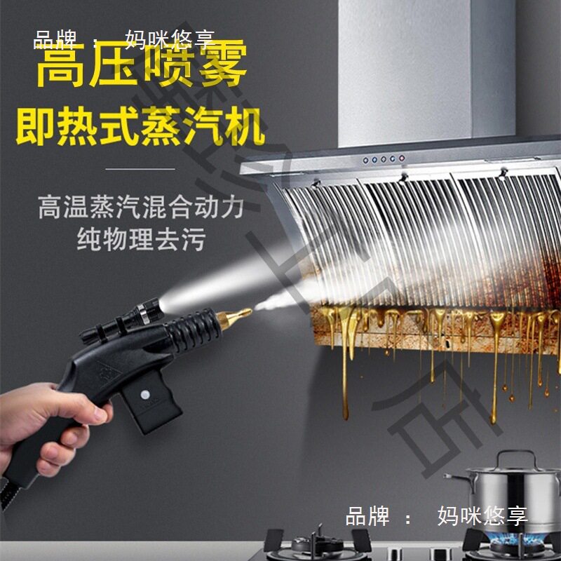 烧碱喷枪蒸汽清洁机高压洗车机家用商用高温多功能厨房去油污清洗