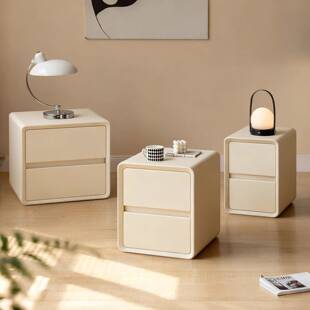 床头柜实木家用卧室简约高级感小尺寸户型收纳柜30cm小型床边柜子