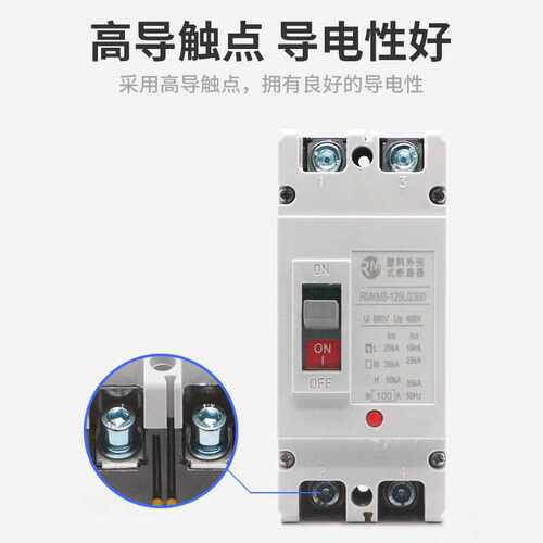 塑壳断路器2P空开100A160A200A250安 单相220V双极大功率空垒德株