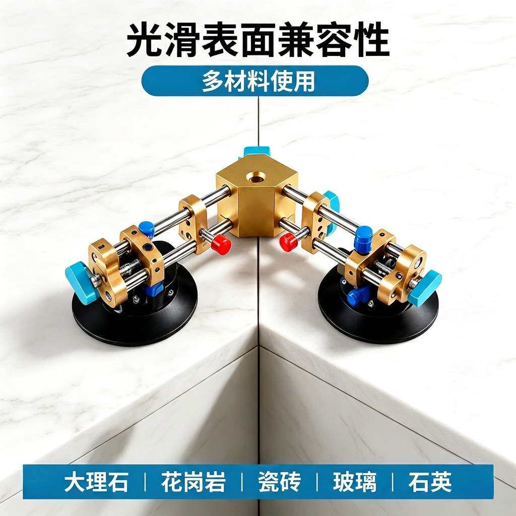 中星厂家直销台面拉紧器石材90°真空拼缝吸盘接缝机石英石瓷砖