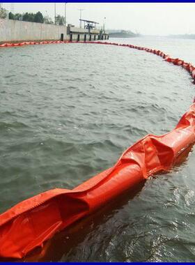 供应新络内河垃圾拦截WGV750 固体浮子式PVC围油栏水面油污拦截