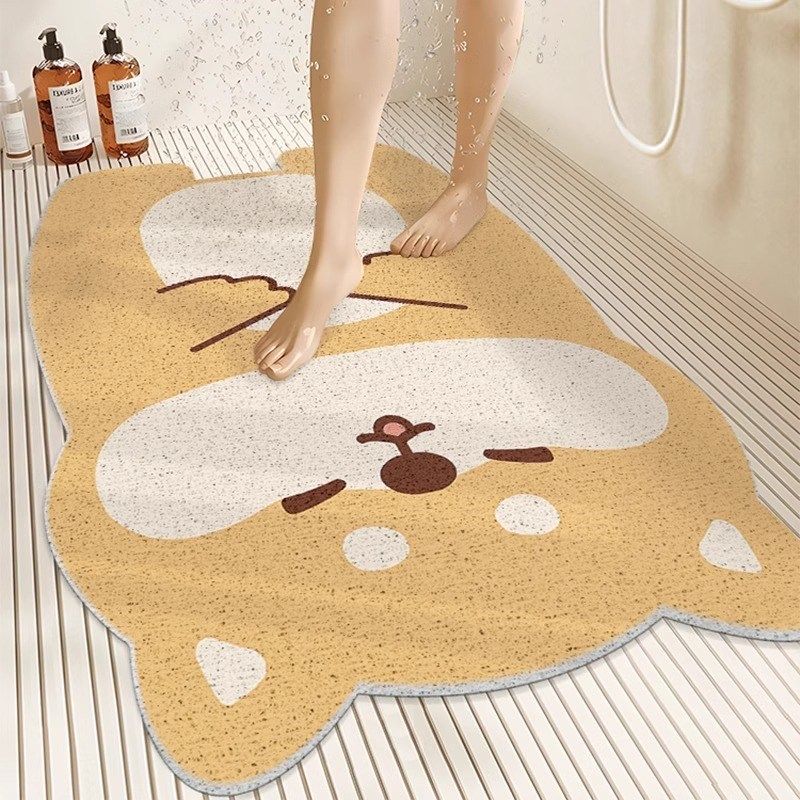 丝圈浴室防滑地垫淋浴房洗澡间老人儿童防摔脚垫家用厕所门口地毯,居家布艺,家用脚垫,淘宝优惠券,粉丝福利购,淘宝优惠卷