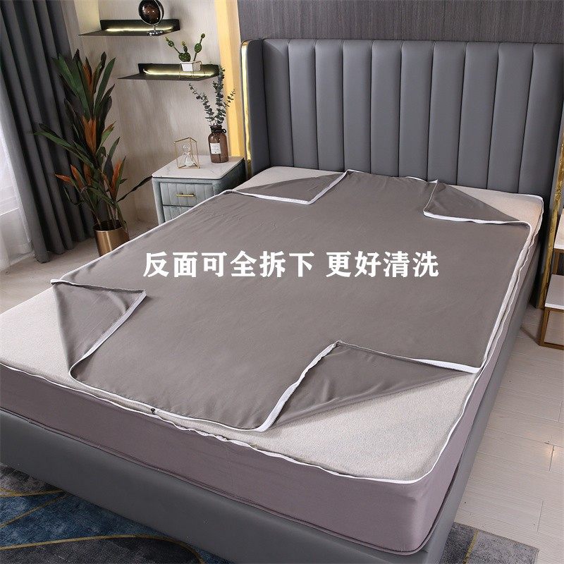 六面全包床笠单件床罩席梦思床垫保护床垫套拉链夹棉防滑加厚磨毛,床上用品,床笠,淘宝优惠券,粉丝福利购,淘宝优惠卷