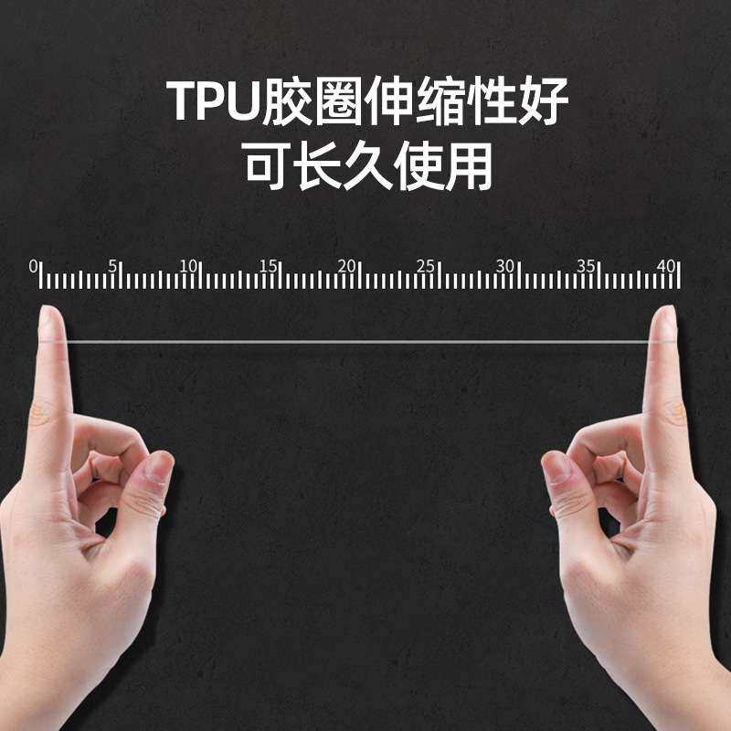 透明TPU胶圈小橡皮筋皮圈抗老化高温皮套橡圈耐高温环保橡筋