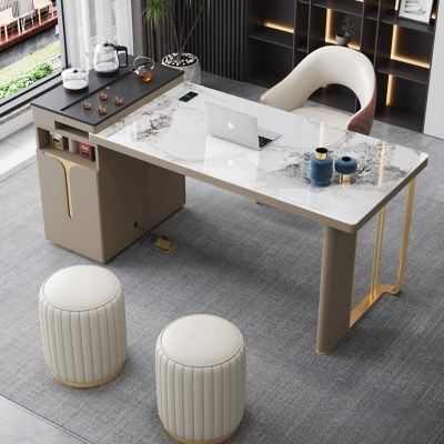 岩板茶桌椅组合高级轻奢家用阳台办公泡茶餐桌一体功夫茶台茶几桌,住宅家具,家用茶台/茶桌,淘宝优惠券,粉丝福利购,淘宝优惠卷