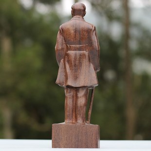 越南沉香木木雕孙中山像摆件实木工艺品孙文雕像礼品