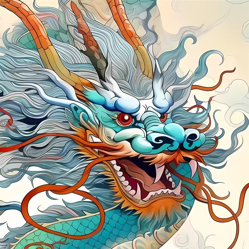 青龙献瑞画像祥龙云海挂画供奉装饰画玄关书房背景墙装裱卷轴挂轴,家居饰品,国画,淘宝优惠券,粉丝福利购,淘宝优惠卷