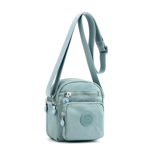 帆布包女斜挎2020年新款 潮流斜跨迷你小包包单肩超小牛津布包 时尚