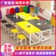 幼儿园美术桌绘画桌椅学生补习培训班课桌椅手工书法画室专用桌子