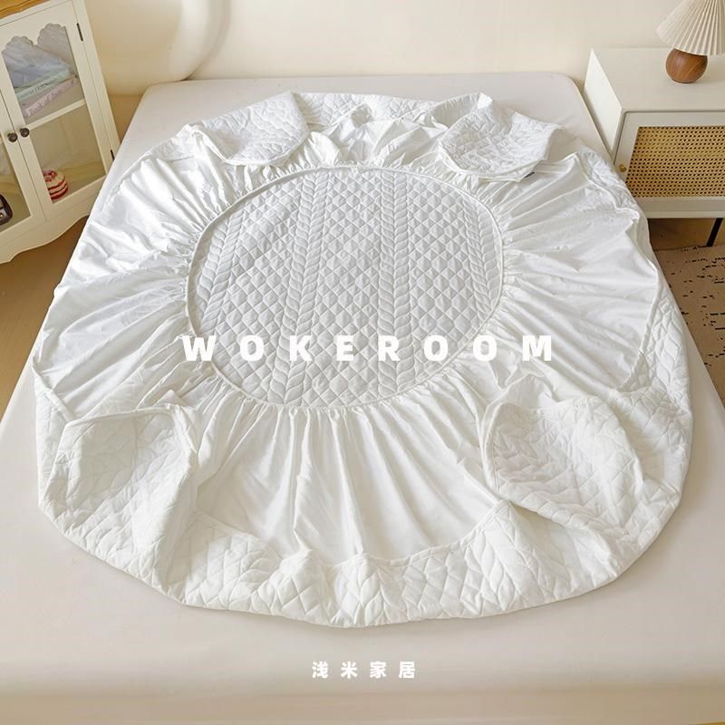 加厚三层夹棉床垫保护套 纯棉床笠褥子席梦思全包围隔脏床套/床罩,床上用品,床笠,淘宝优惠券,粉丝福利购,淘宝优惠卷