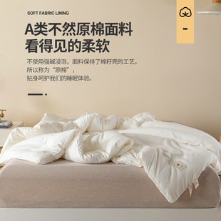A类纯棉大豆纤维被子冬被太空被子母被空调被棉被春秋全棉被芯