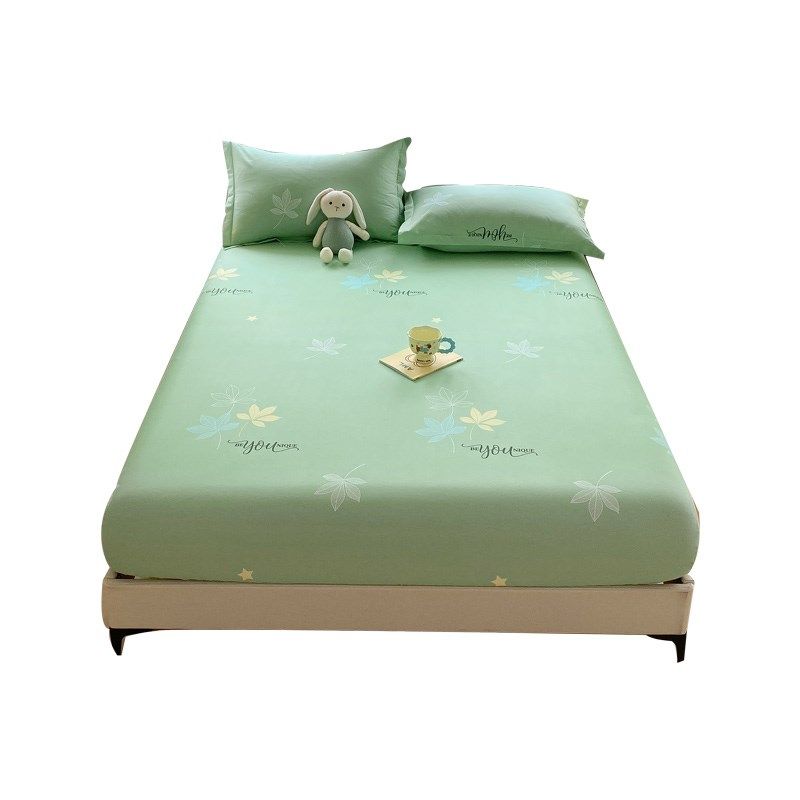 1米5纯棉床笠全棉加厚床罩10-25床垫保护套学生宿舍单件100X190cm