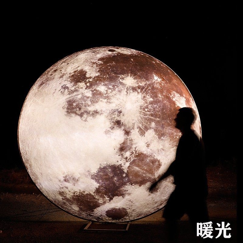 婚庆道具发光月亮月背婚礼堂新款挂件球景梦幻舞台布置星空摆件