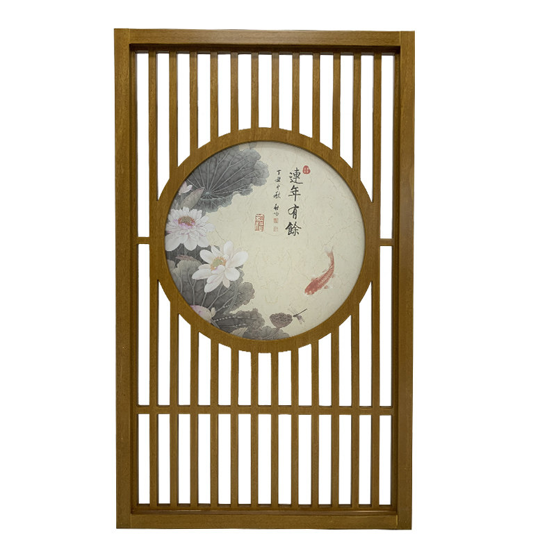 实木烤漆隔断镂空雕花板格栅仿古中式客厅屏风玄关沙画通花板花格