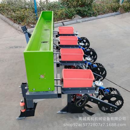 新款小四轮玉米播种机播种施肥一体机2-3-4行玉米大豆精播机