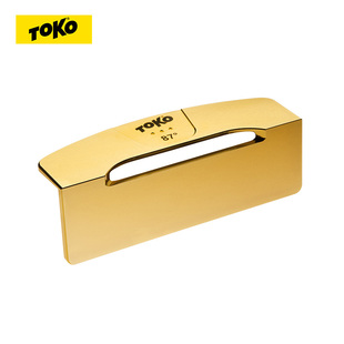 TOKO滑雪板铝制赛用边刃角度导向器单双板侧刃角度尺锉刀固定器