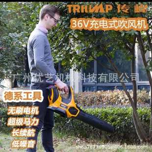 东脉TPBL3605吹叶机大功率手提58V充电式工业吹风机吹树叶鼓风机