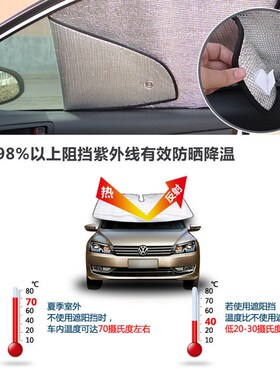 长安CS55专用遮阳帘CS55plus汽车遮阳挡防晒伞隔热板车窗侧窗前档