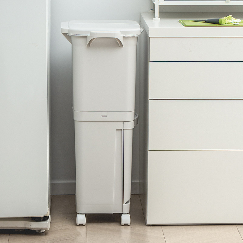 分类垃圾桶家用双层塑料带盖大容量厨房干湿分离厨余垃圾收纳箱,家庭/个人清洁工具,垃圾桶,淘宝优惠券,粉丝福利购,淘宝优惠卷