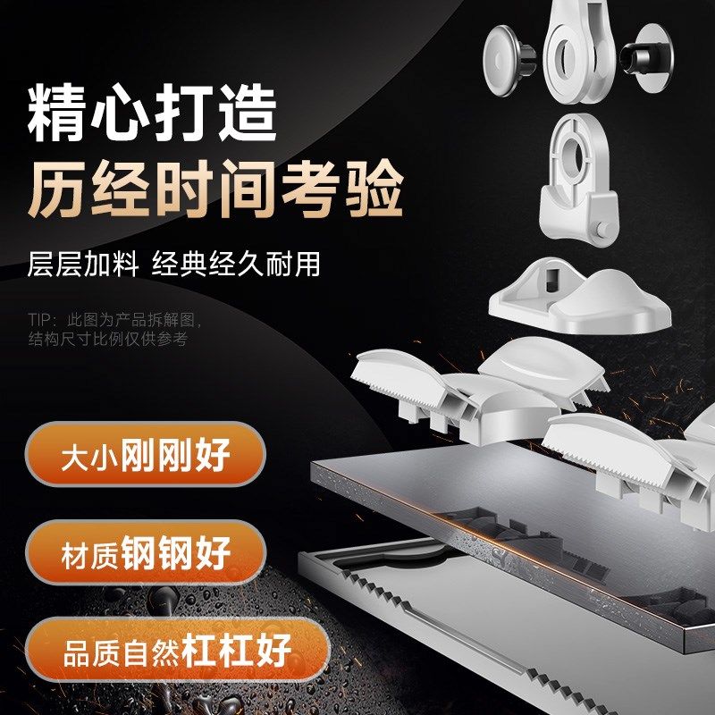 佳帮手懒人平板拖把家用一拖木地板拖布拖地神器净夹布夹抹布墩布