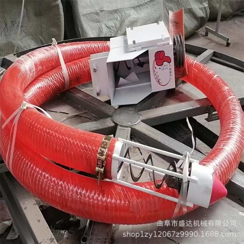黑龙江苞米颗粒软管抽料机家用100型6米吸粮机220v吸粮机