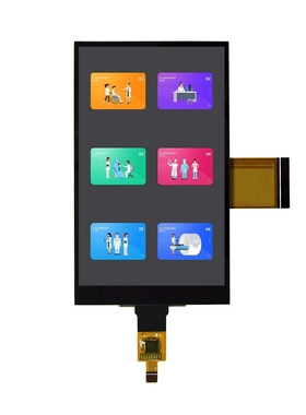 4.3寸480x800高清电容触摸屏RGB/MCU40PIN双接口NT35510+GT9147