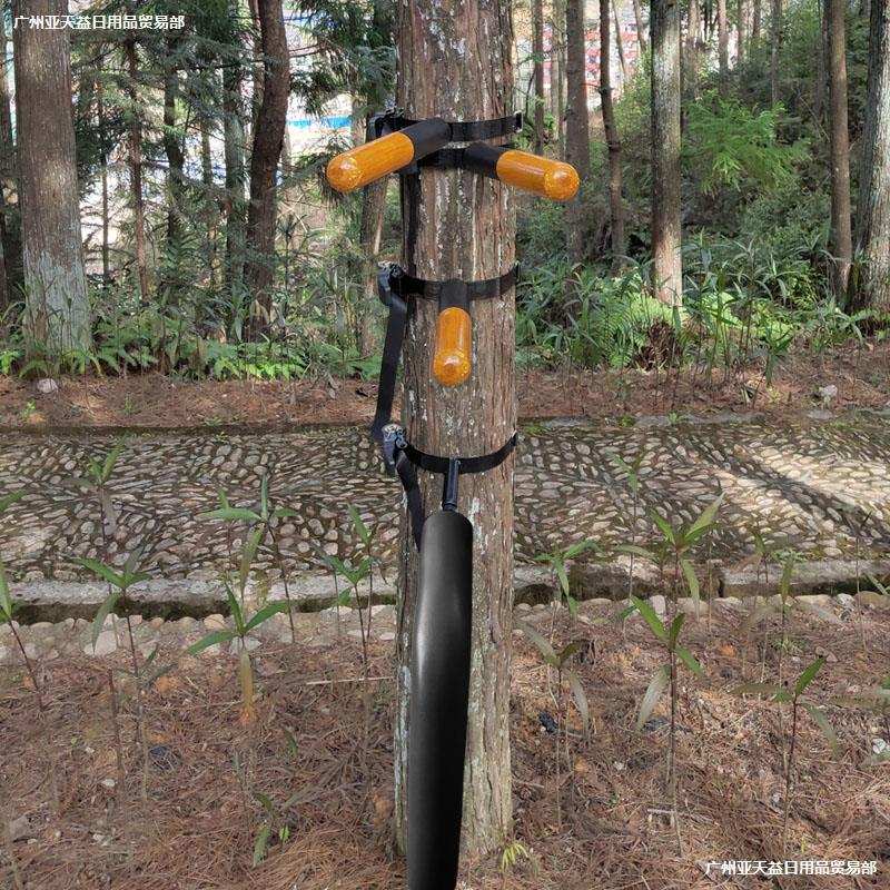 当天发货 沙袋变木人桩 咏春拳户外公园绑树弹簧桩 易携带捆绑式