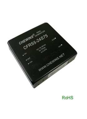 DCAC铃流电源模块18-36V输入24V转75V输出5W隔离耐压CFRS5-24S75