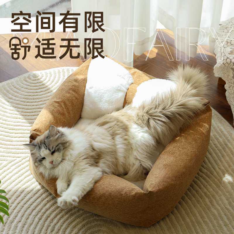 宠物狗窝冬季保暖狗狗窝猫窝笼子窝泰迪犬狗狗垫子四季通耐脏代发