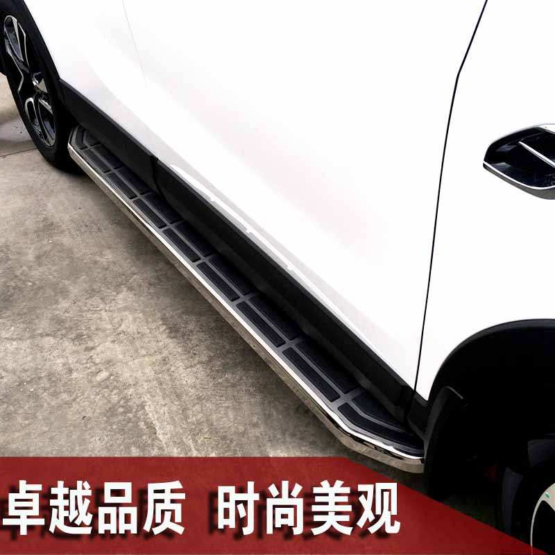 适用于揽境探岳GTE途锐威然侧脚踏板改装AKM厂家一件代发原款配件