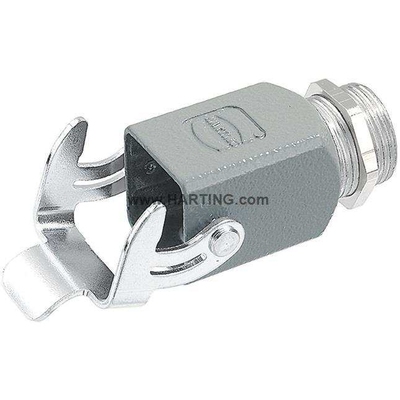 HARTING重载连接器 19200031150 HAN 3A 旋接下壳 哈丁/浩亭插头