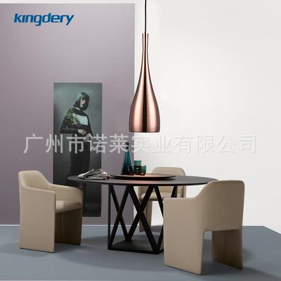 北欧设计师西餐厅奶茶店展览创意灯饰卧室高垂工业后现代乐器吊灯