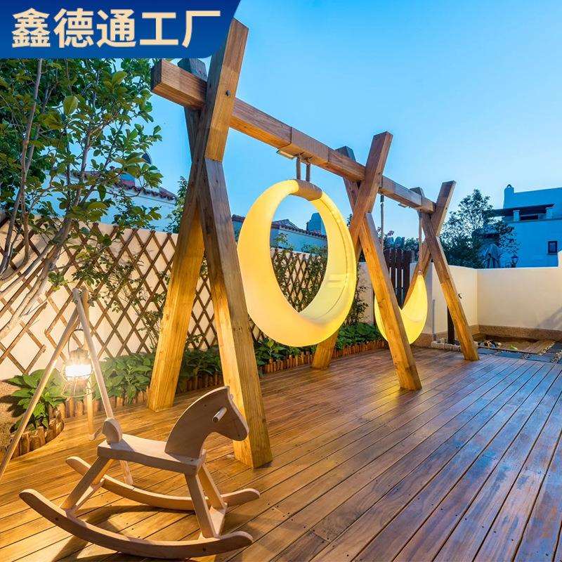 庭院秋千民宿荡秋千吊椅户外院子休闲躺椅露营拍照打卡花园摇篮椅