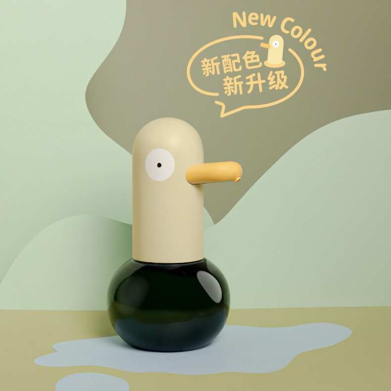 2024洗手鸭自动感应洗手机泡沫皂液器UBS充电免接触可爱洗手液机