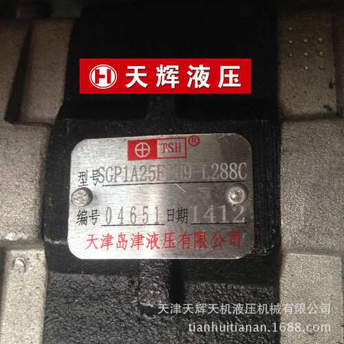 SGP1A25F2H9-L288C 小型挖掘机用液压齿轮泵