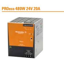Weidmüller魏德米勒开关电源PRO ECO 480W 24V 20A