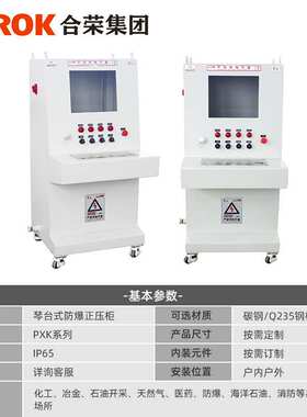 防爆电脑一体机琴台式防爆电脑防爆显示器工控柜防爆键鼠IIIC级定