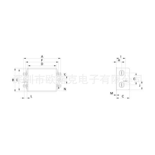 SCHAFFNER夏弗纳803955-SF带快速导通16A EMC滤波器FN2030A-16-06