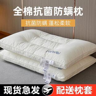 枕头枕芯护颈椎助睡眠五星级酒店专用套装一对枕头套和枕芯一套整